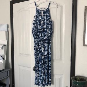 Blue & white Romper!